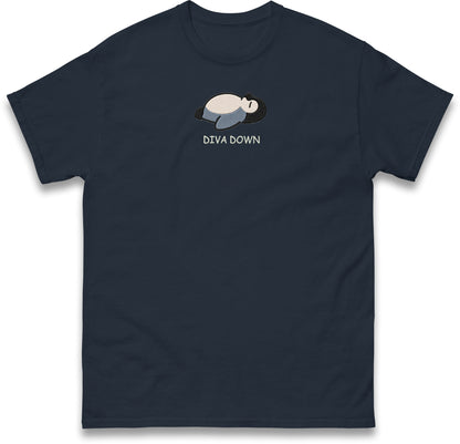 Diva Down Penguin T Shirt Funny Penguin Tee Cute Animal Shirt