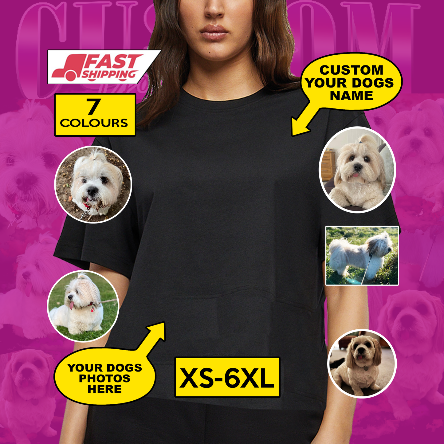 Custom Dog Bootleg Shirt