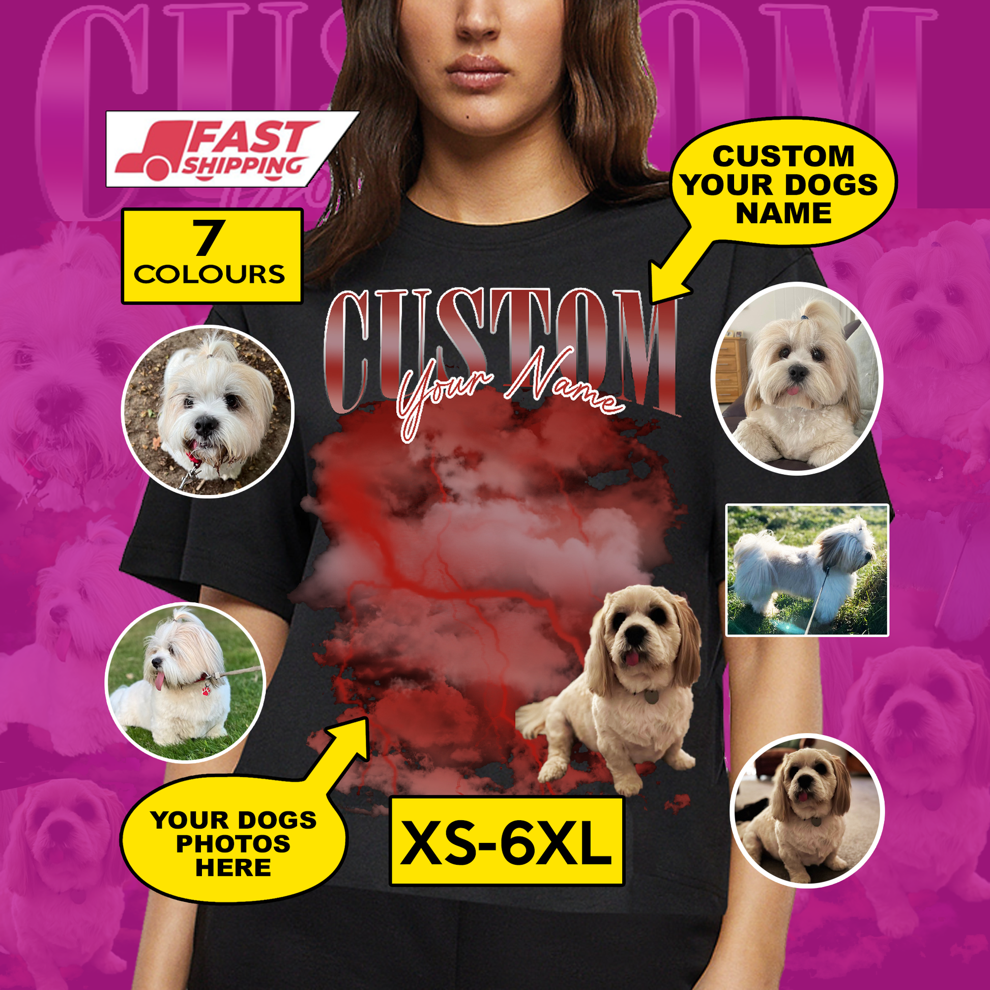 Custom Dog Bootleg Shirt