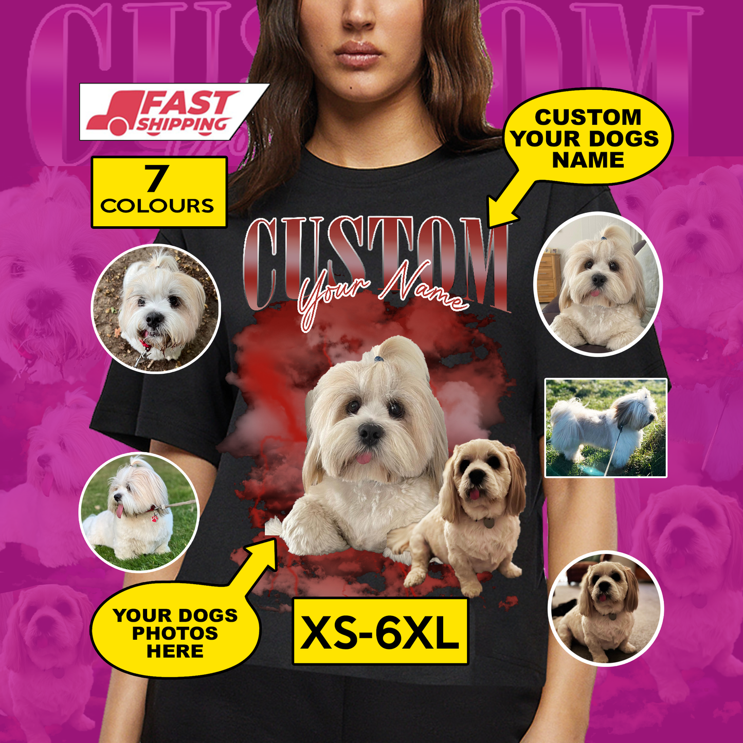 Custom Dog Bootleg Shirt