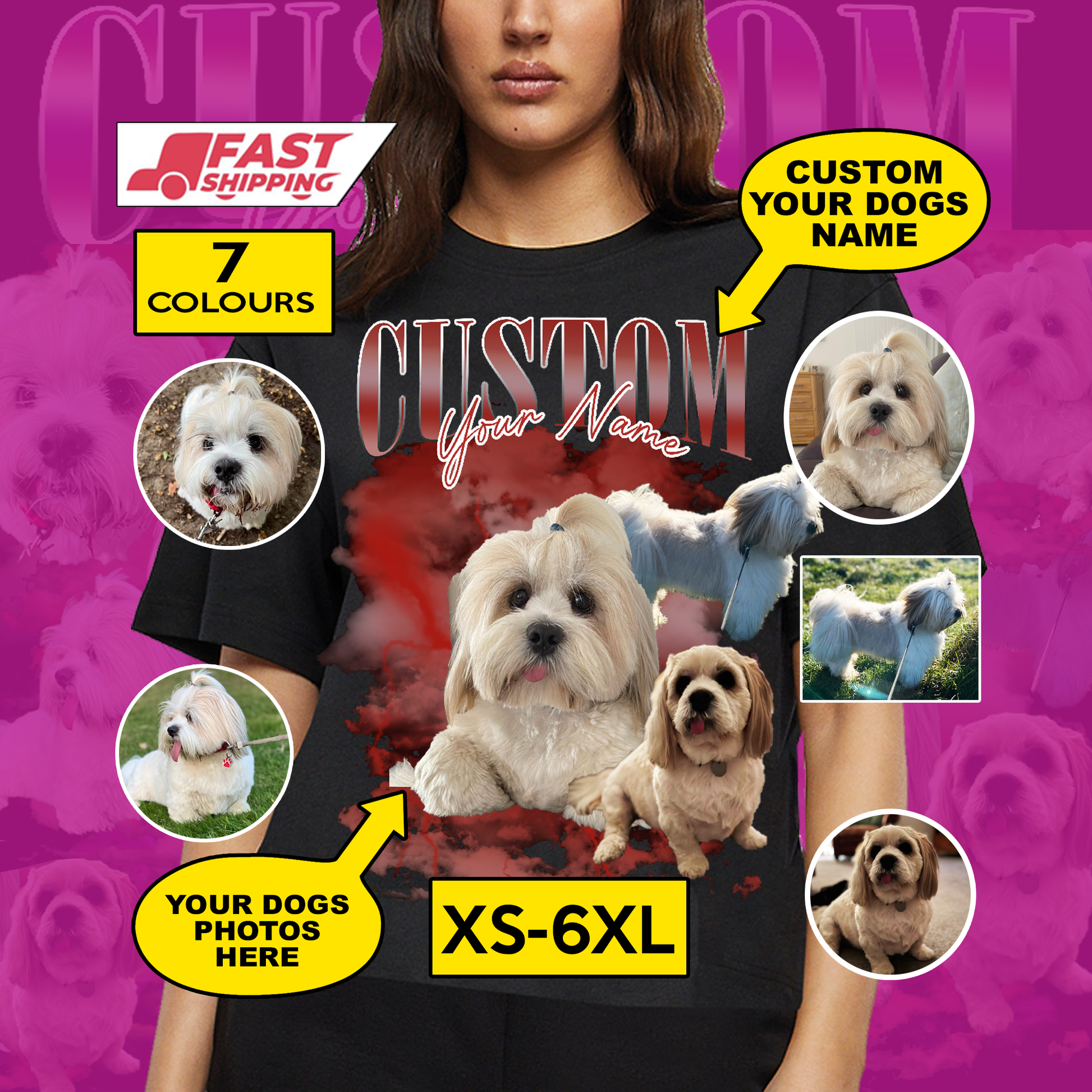 Custom Dog Bootleg Shirt