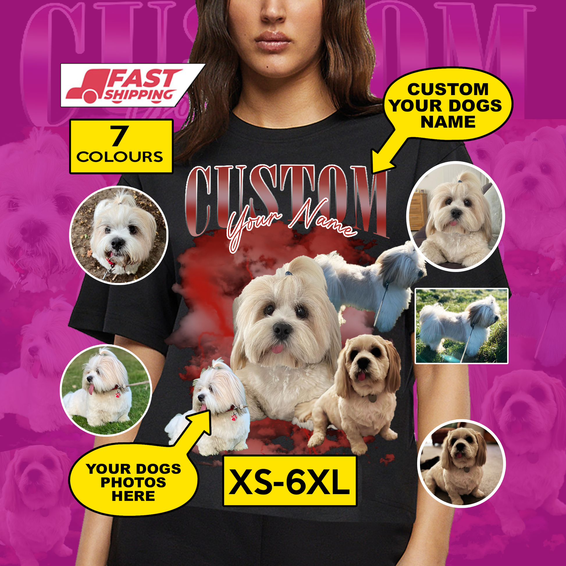 Custom Dog Bootleg Shirt