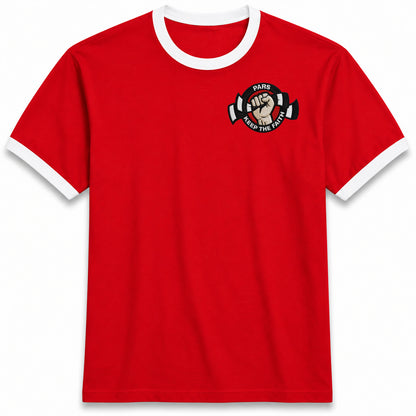 Pars Keep The Faith Embroidered Ringer Shirt