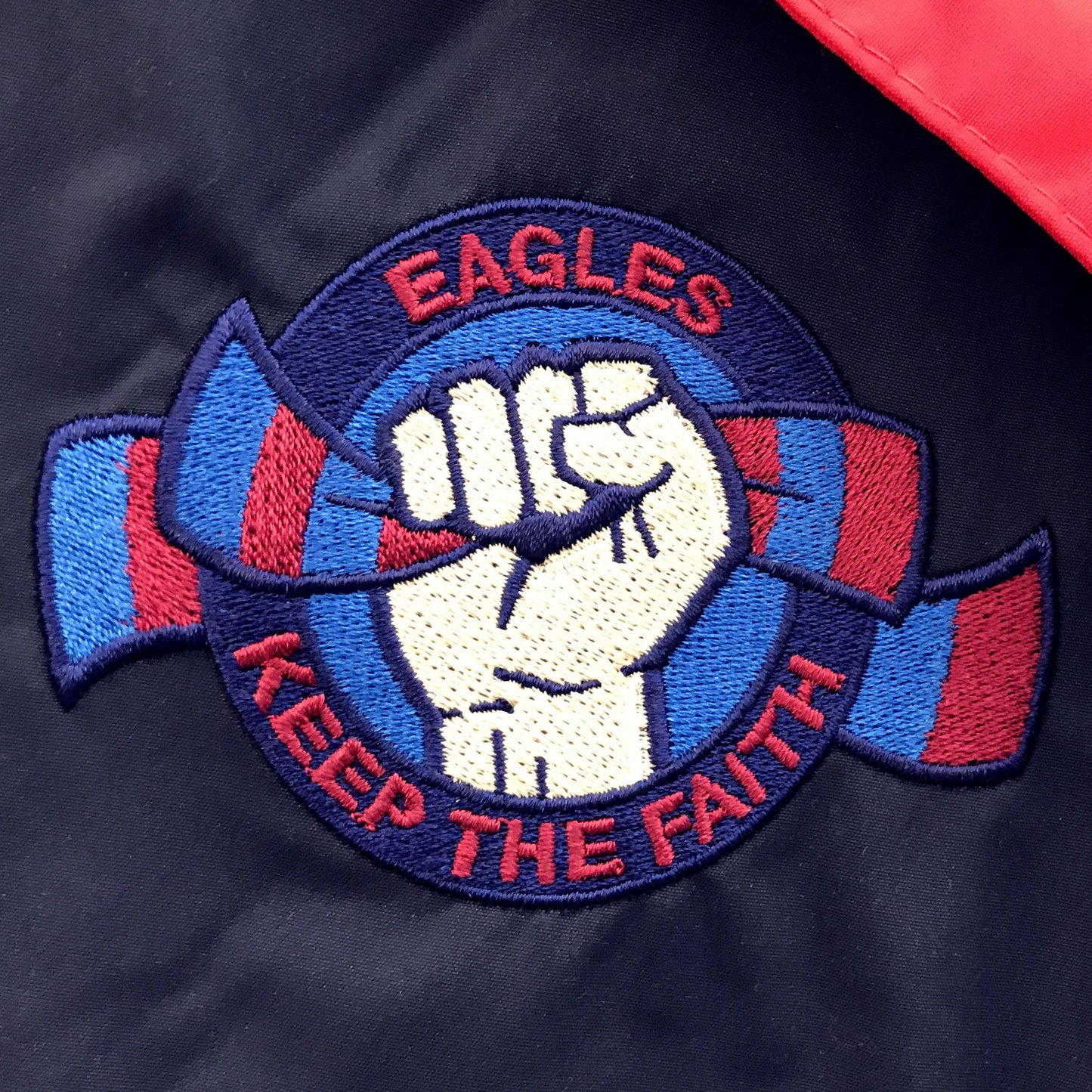 Eagles Embroidered Keep The Faith Badge