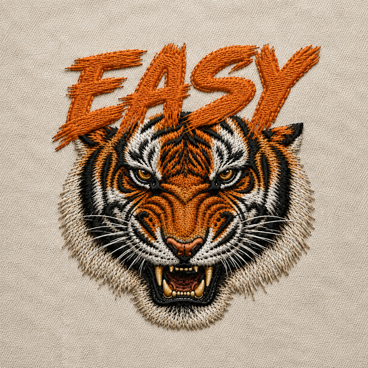 Easy Tiger Ringer Tee 90s Retro Vintage Graphic Shirt Unisex Grunge 90s Fashion Tiger Face Tee Top