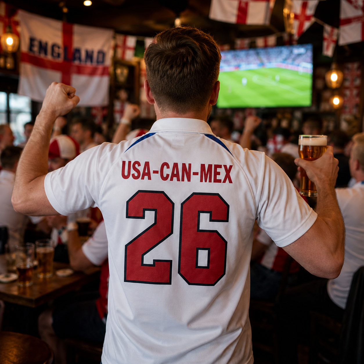 England 2026 World Cup Football Shirt