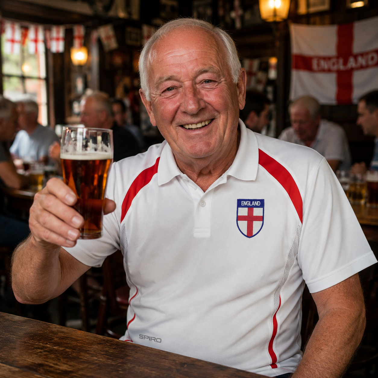 England Football Retro Shirt