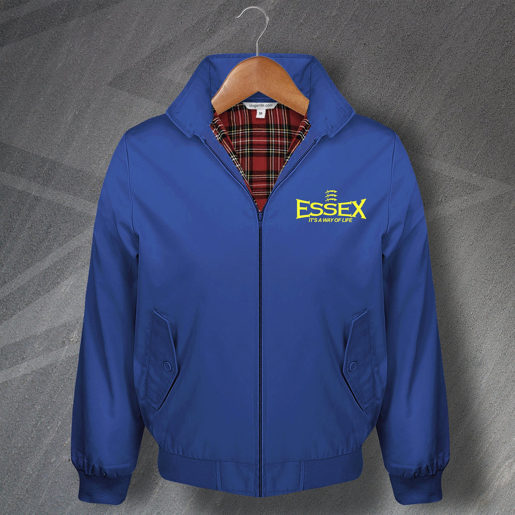 Essex Cricket Harrington Jacket Essex It's a Way of Life Clothing