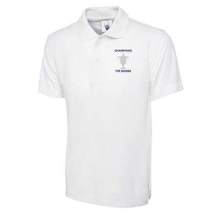 Falkirk Champions 2023-24 The Bairns Embroidered Polo Shirt