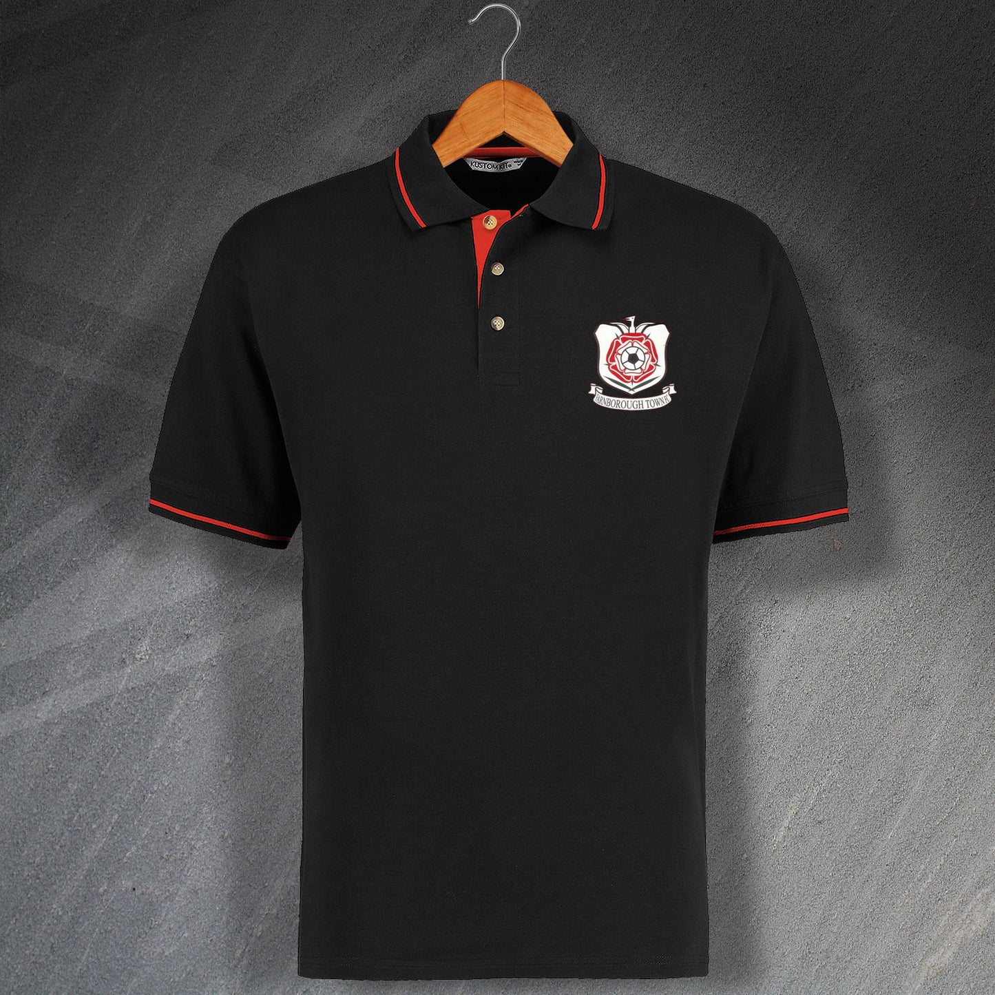 Retro Farnborough Town Polo Shirt
