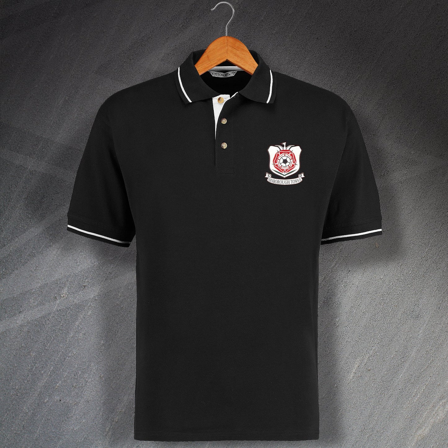 Retro Farnborough Town Polo Shirt