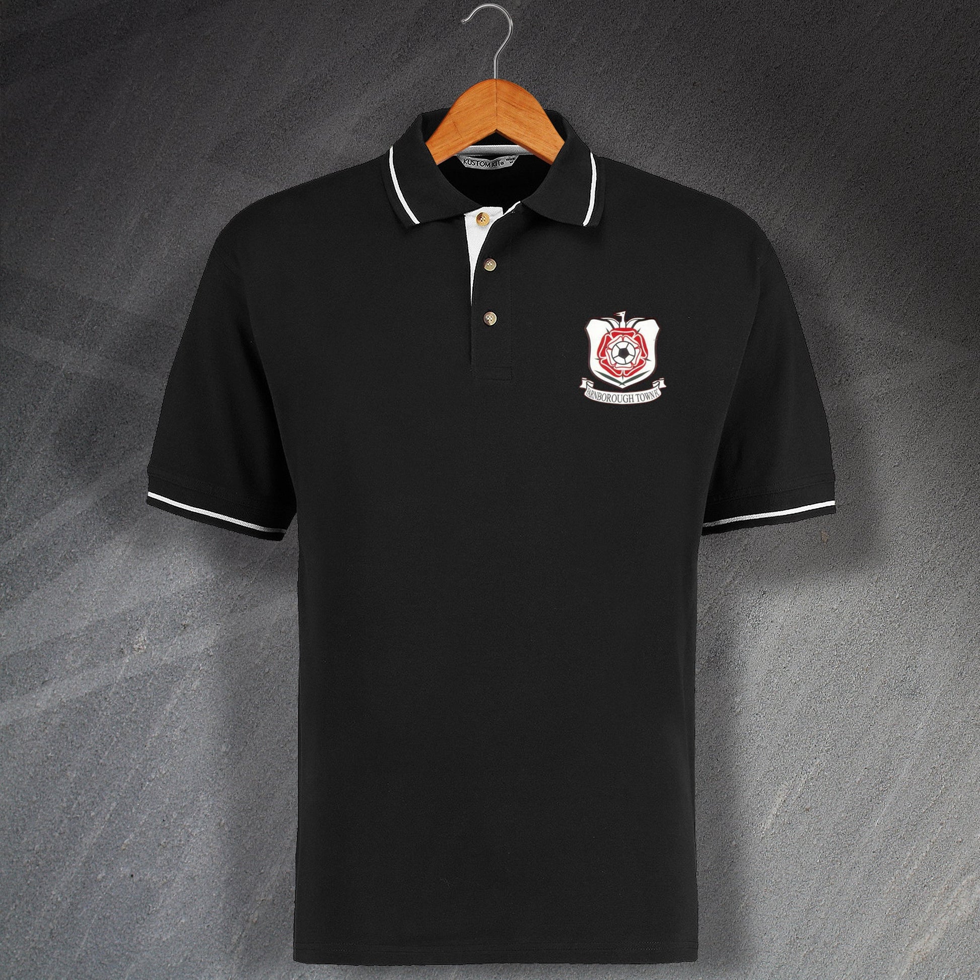 Retro Farnborough Town Polo Shirt