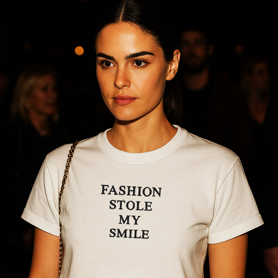 Fashion Stole My Smile T Shirt
