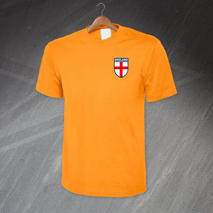 Flag of England Shield Embroidered T-Shirt