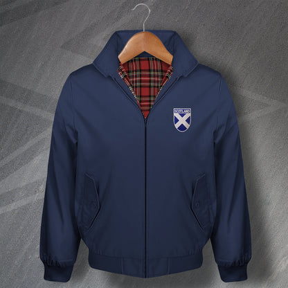 Flag of Scotland Shield Harrington Jacket