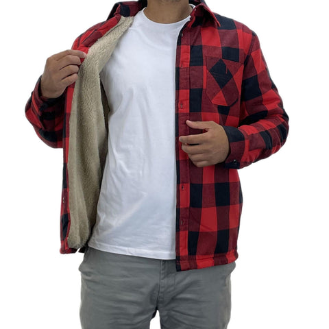 Fleece Lined Shirt Mens