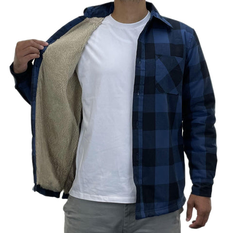 Fleece Lined Shirt Mens
