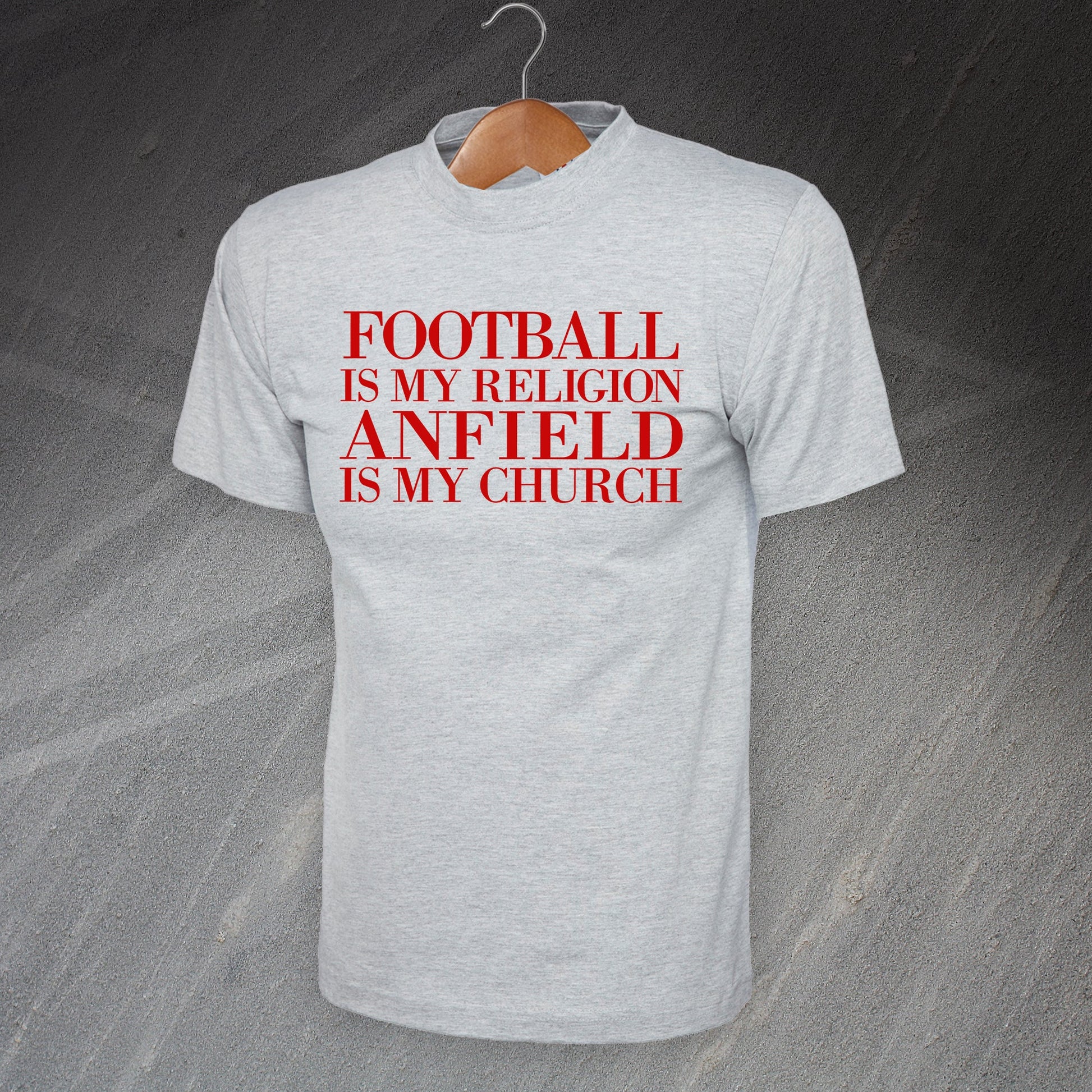 Football is My Religion Anfield is My Church T-Shirt