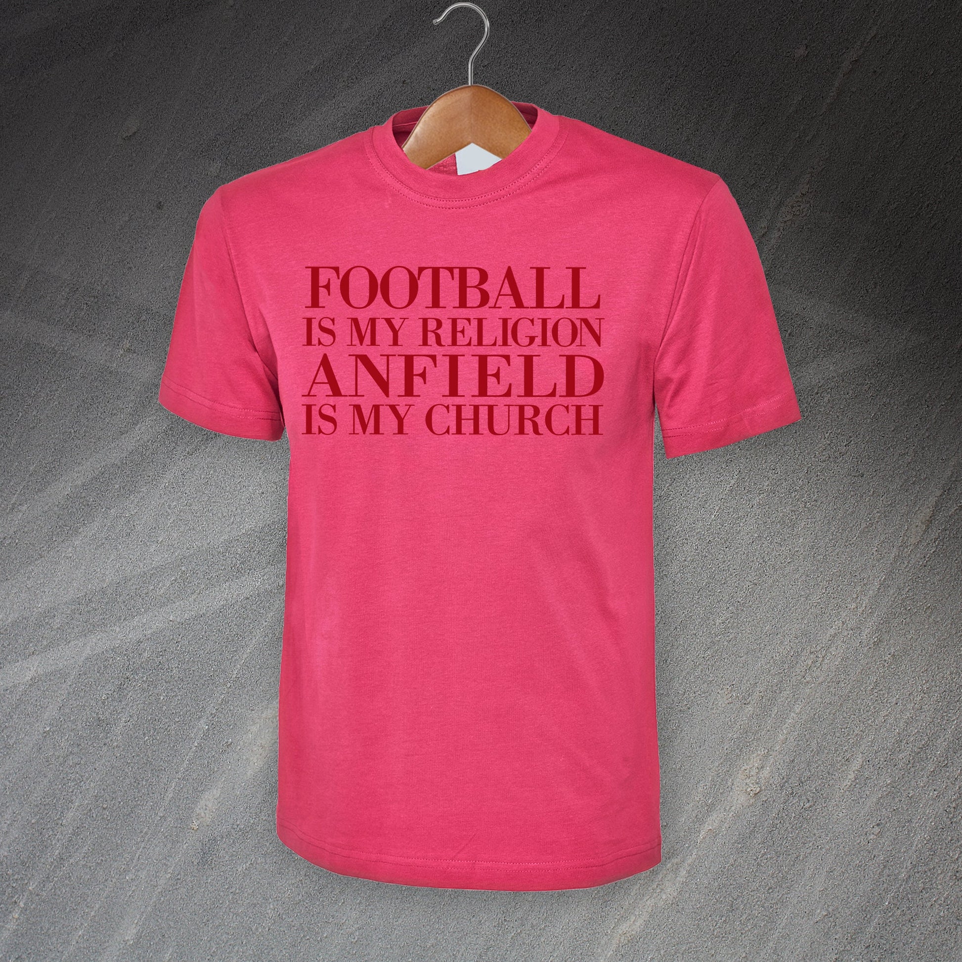 Football is My Religion Anfield is My Church T-Shirt
