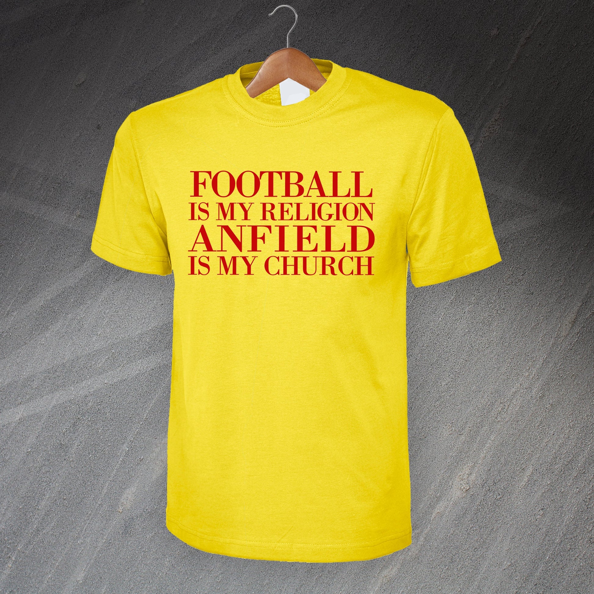 Football is My Religion Anfield is My Church T-Shirt