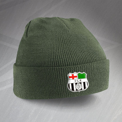 Forest Green Football Beanie Hat