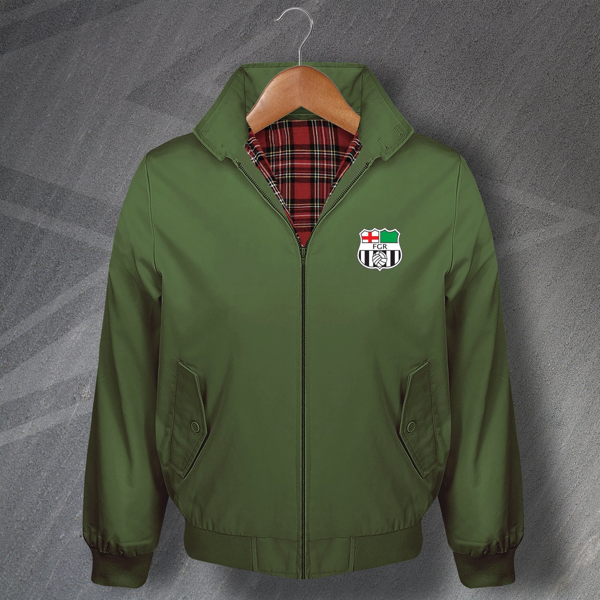Forest Green Football Harrington Jacket