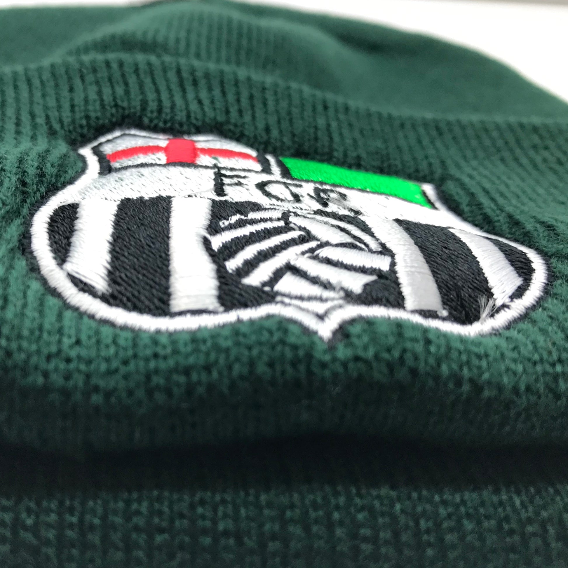 Forest Green Football Beanie Hat
