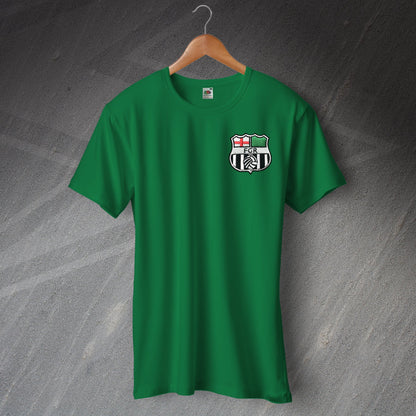 Retro Forest Green Football Shirt