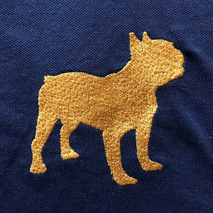 French Bulldog Embroidered Badge