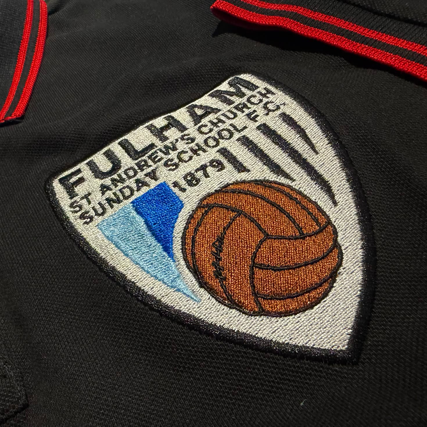 Old School Fulham Football Polo Shirt