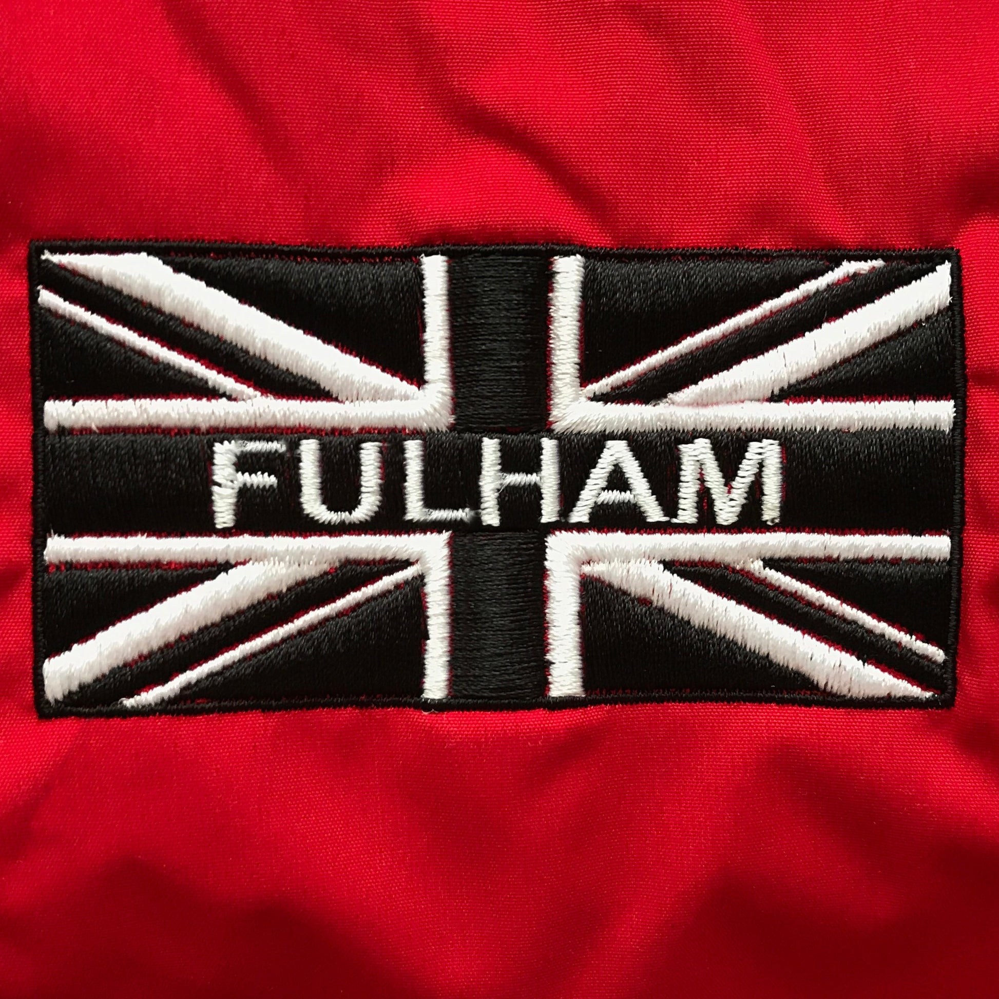 Fulham Union Jack Embroidered Badge