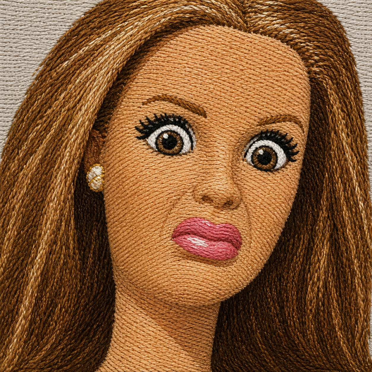 Distressed Doll Face T Shirt