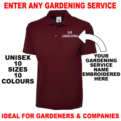 Personalised Gardening Polo Shirts UK