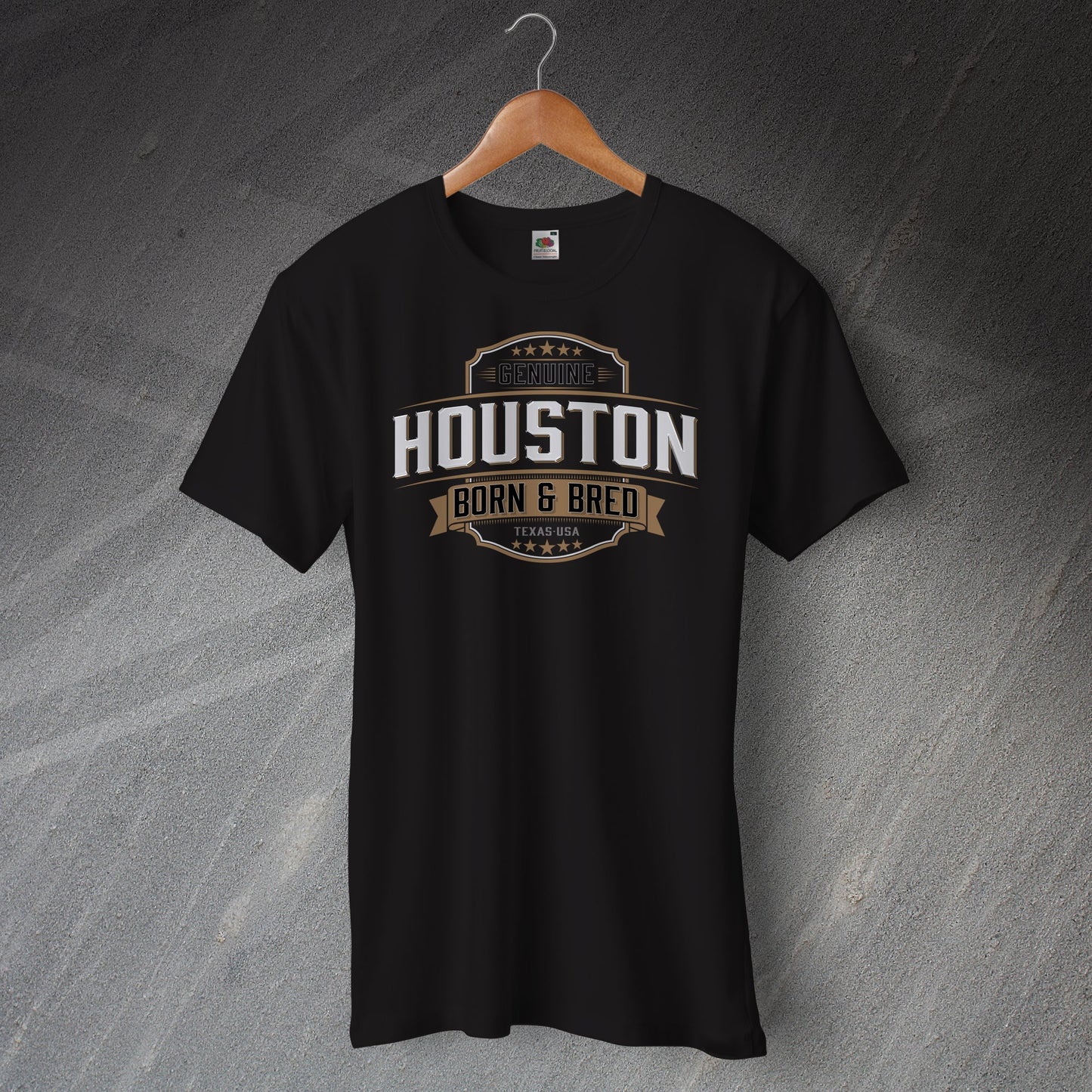 Genuine Houston Born and Bred Unisex T-Shirt