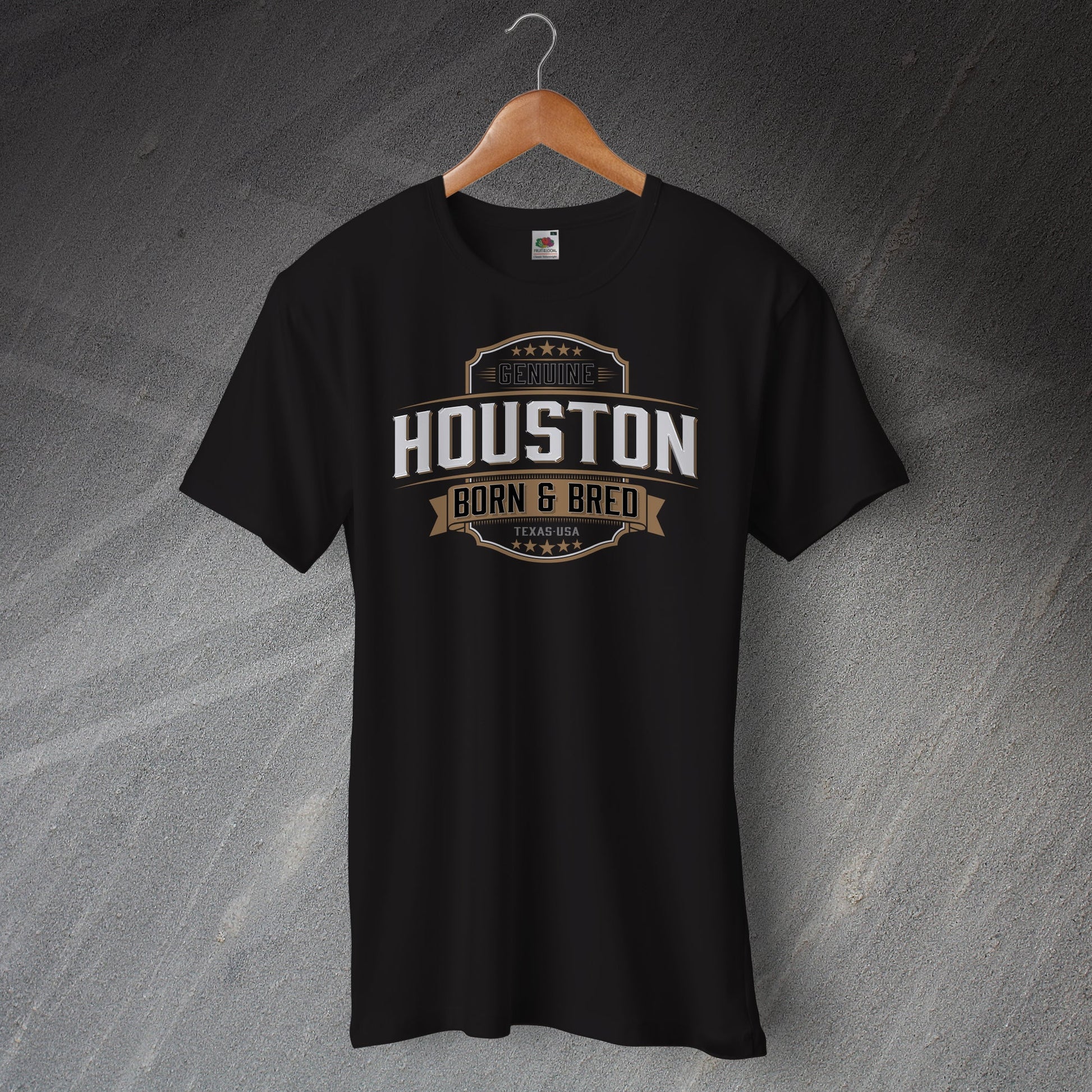 Genuine Houston Born and Bred Unisex T-Shirt