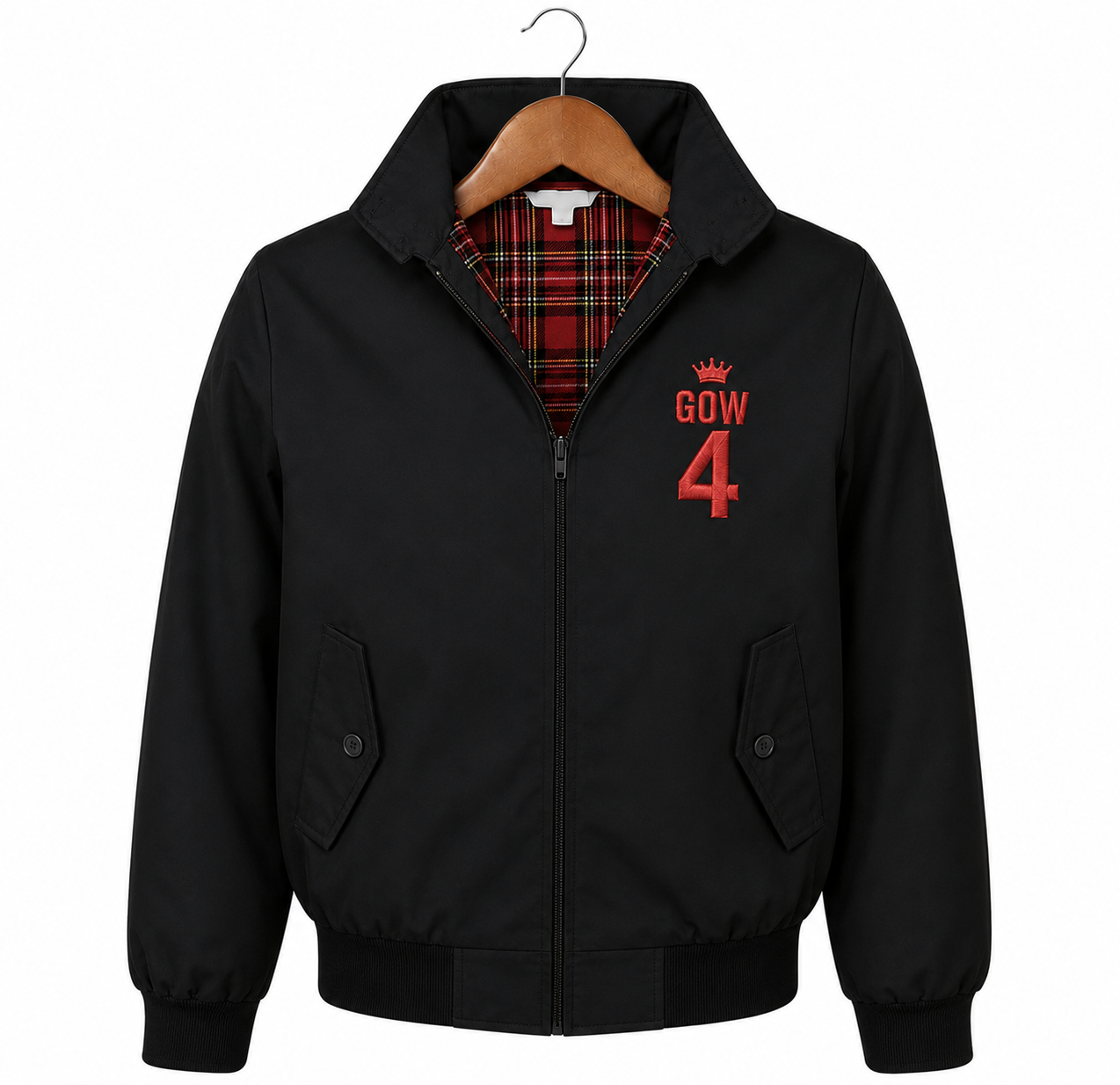 Gow 4 Embroidered Classic Harrington Jacket