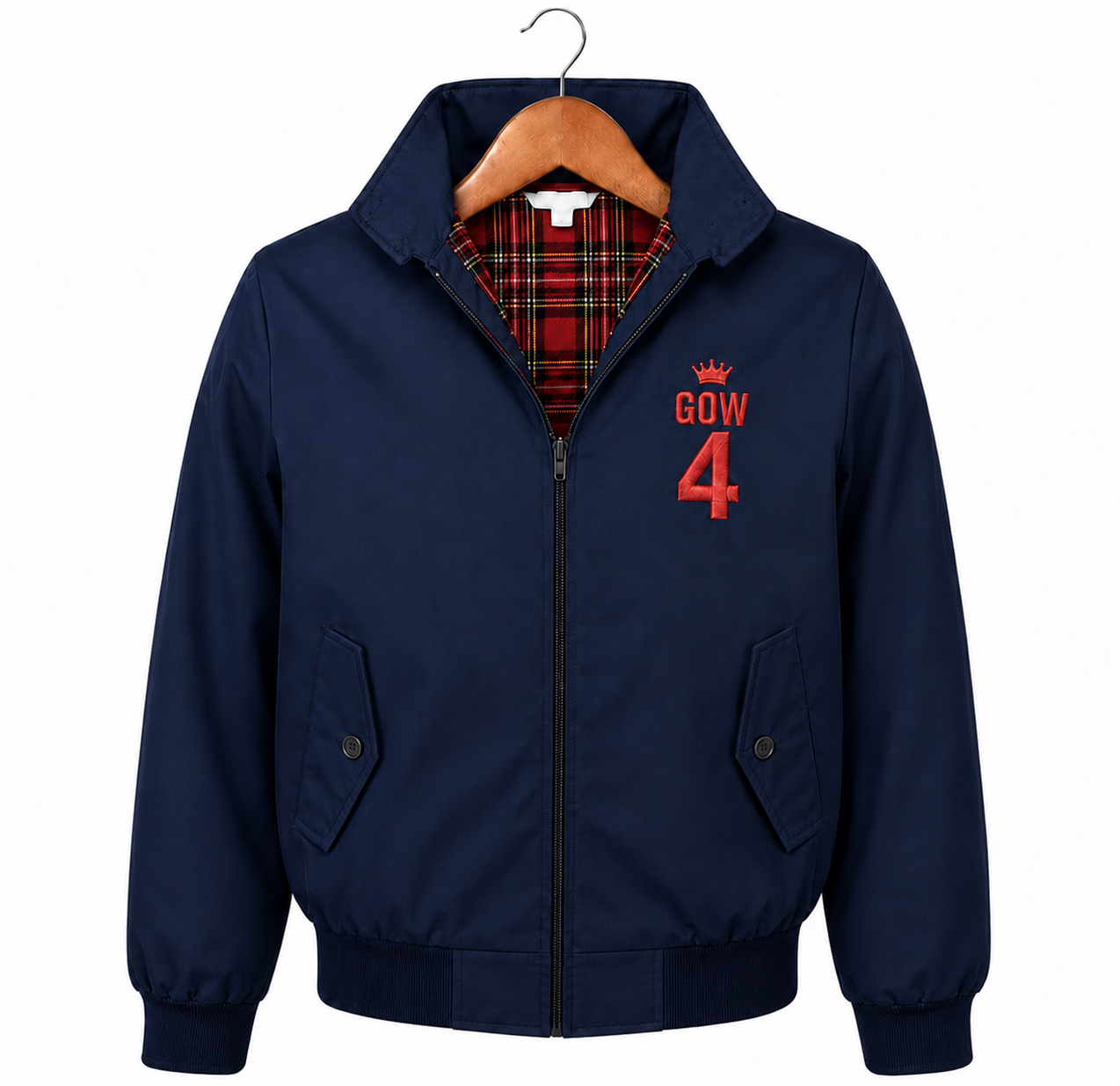 Gow 4 Embroidered Classic Harrington Jacket