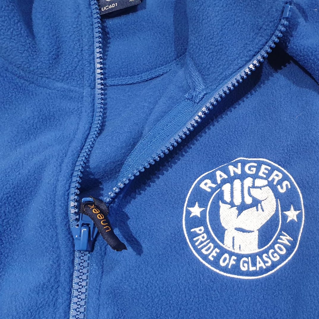 Glasgow Rangers Football Fleece Jacket