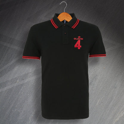 Ronnie Glavin Embroidered Polo Shirt