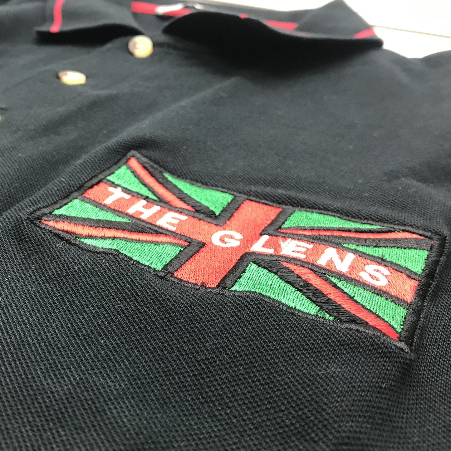 Glentoran Flag Polo Shirt