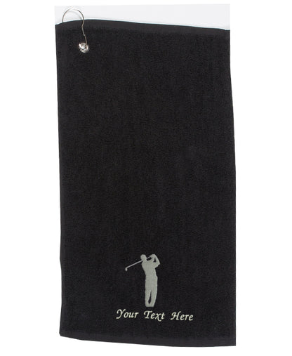 Personalised Embroidered Golf Towel