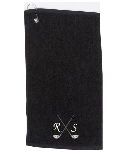 Personalised Embroidered Golf Towel