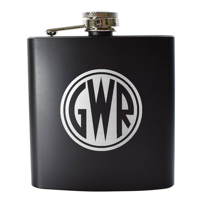 Great Western Railway Engraved 6oz Hip Flask
