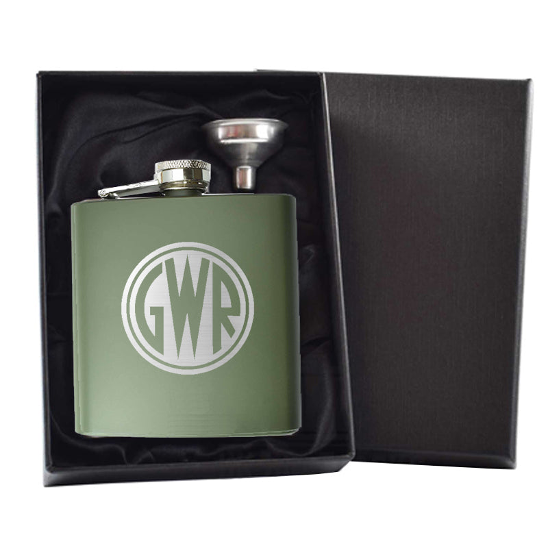 Great Western Railway Engraved 6oz Hip Flask