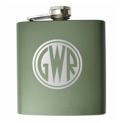Great Western Railway Engraved 6oz Hip Flask