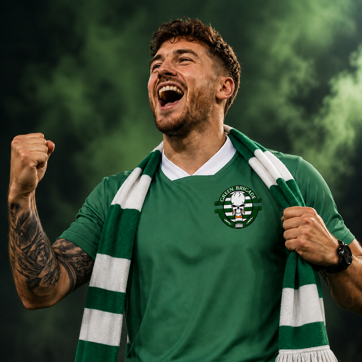 Green Brigade Celtic Football Shirt