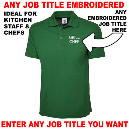 Custom Kitchen Staff Polo Shirt