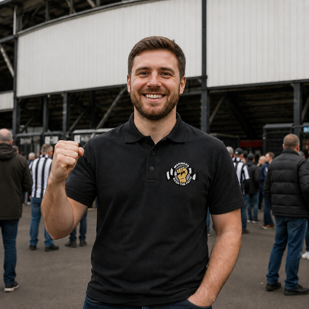 Grimsby Town Football Polo Shirt 