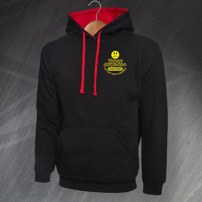 Grumpy Old Gits Club Founder Member Embroidered Contrast Hoodie