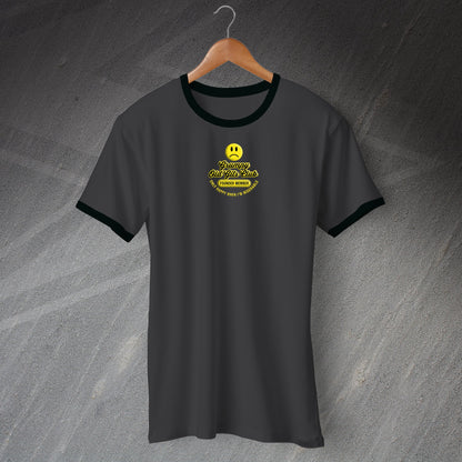 Grumpy Old Gits Club Founder Member Embroidered Ringer Shirt